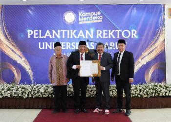 Pesan Bupati Garut Saat Hadiri Pelantikan Rektor UNIGA