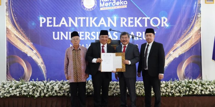 Pesan Bupati Garut Saat Hadiri Pelantikan Rektor UNIGA