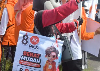 PKS Garut Gelar Flashmob di Area Pasar Kaget