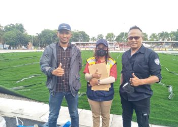 Lapang Sepakbola Sintetis Kerkhof Dipastikan Sudah Bisa Digunakan Bulan Depan