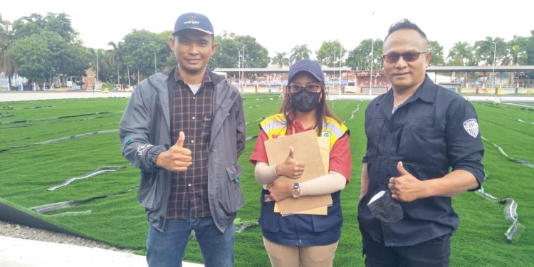 Lapang Sepakbola Sintetis Kerkhof Dipastikan Sudah Bisa Digunakan Bulan Depan