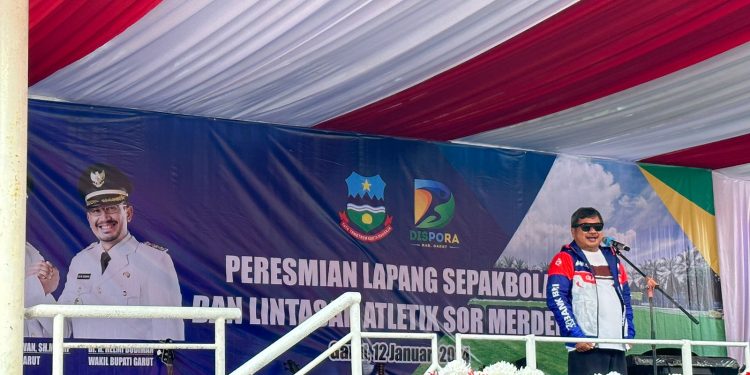Bupati Garut Resmikan Wajah Baru Lapangan SOR Merdeka Kerkhof