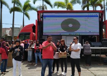 DPC PDI Perjuangan Garut Gelar Lomba Senam Sehat, Donor Darah dan Tebus Murah untuk Tingkatkan Elektabilitas Paslon Nomer Tiga