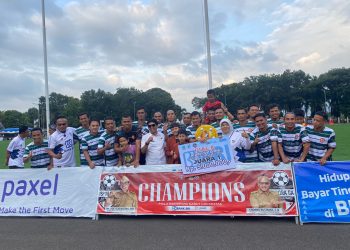 DS Tehnik Juarai Piala Kadispora U-40 2024