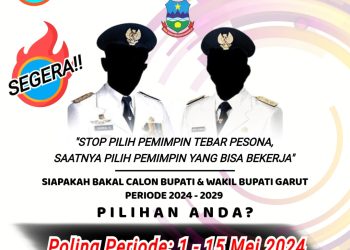 Polling Balon Bupati Garut Periode 1 – 15 Mei Digelar, JIG: Himpun Aspirasi Potensial dan Faktual