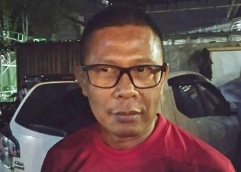 Nobar Timnas H Dudung Diikuti Warga dan Timses