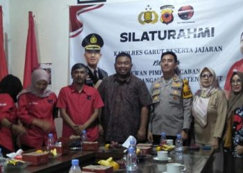 Kapolres Garut Sambangi DPC PDI Perjuangan Kabupaten Garut untuk Bersilaturahmi