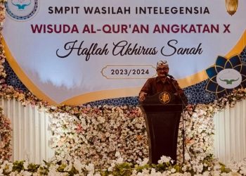 Sebanyak 74 Siswa SMPI-IT Wasilah Intelegensia mengikuti kegiatan Haflah Akhir Sanah di Pendopo