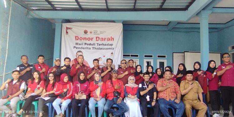 Desa Sukalaksana Gelar Donor Darah ,Yudha Puja Turnawan Sebut Kemanusiaan Ini Adalah Komitmen Kita