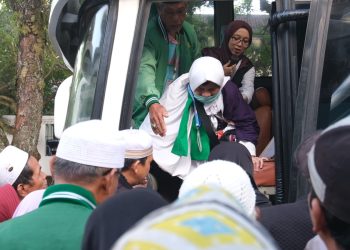 440 Jamaah Haji Kloter 39 Asal Garut Tiba dengan Selamat