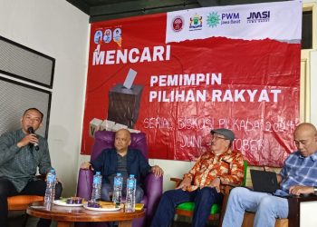 Sesi Diskusi JMSI Jabar, Mencari Pemimpin Pilihan Rakyat dengan Narsum Ilham Habibie