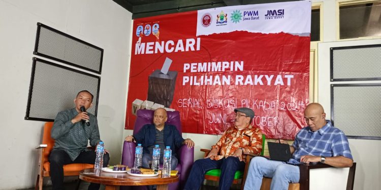 Sesi Diskusi JMSI Jabar, Mencari Pemimpin Pilihan Rakyat dengan Narsum Ilham Habibie