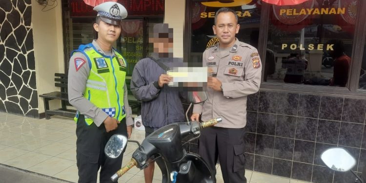 Operasi Patuh Lodaya 2024, Polsek Banyuresmi Kembali Jaring Pengguna Knalpot Brong