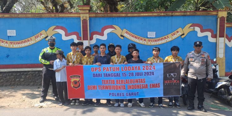 Upaya Polsek Limbangan Kampanyekan Keselamatan Berlalu Lintas Untuk Masyarakat