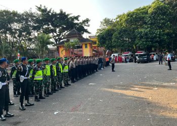 Ratusan Personil Polres Amankan Porkab Garut