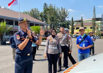 Tingkatkan Keselamatan Berlalu Lintas, Sat Lantas Polres Garut Check Kendaraan Ambulance