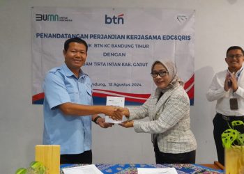 Permudah Pembayaran Perumda Tirta Intan Garut Gunakan Qris Bank Tabungan Negara