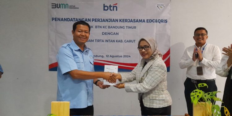 Permudah Pembayaran Perumda Tirta Intan Garut Gunakan Qris Bank Tabungan Negara
