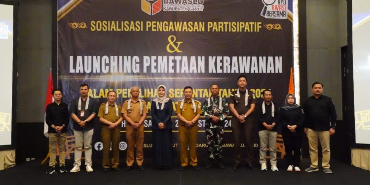 Sosialisasi Pengawasan Partisipatif dan Launching Pemetaan Kerawanan Pemilihan Tahun 2024 Digelar Bawaslu