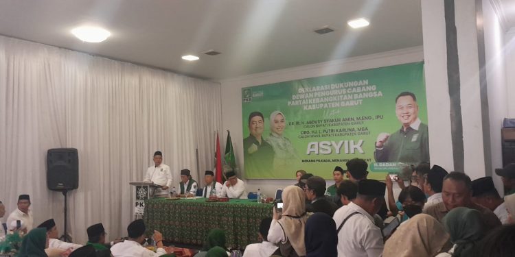 DPC PKB Garut Gelar Konsolidasi dan Deklarasi Pemenangan Syakur – Putri
