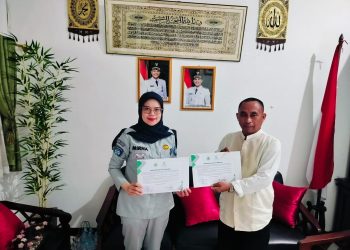 Jasa Raharja Samsat Soreang Lakukan Penandatanganan Komitmen dengan SMA MAthla’ul Anwar Kabupaten Bandung