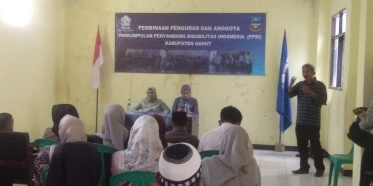 Putri Karlina Kunjungi PPDI Garut,  Ingin Wujudkan Garut Sebagai Kabupaten yang Inklusi