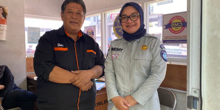 Jasa Raharja Samsat Rancaekek Melakukan Kunjungan CRM ke Koperasi Chakra Manunggal Sejahtera (KJAU CMS)