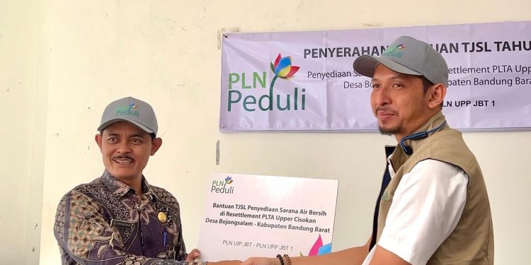 PLTA UPPER Cisokan Berikan Sarana Air Bersih kepada Warga di Wilayah Resettlement Proyek PLTA Upper Cisokan Pumped Storage