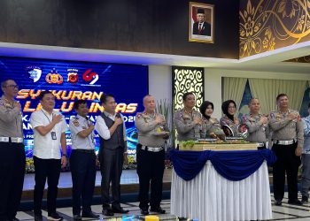 Kepala PT Jasa Raharja Cabang Jawa Barat Menghadiri  Acara Syukuran Hari Lalu Lintas di Polda Jawa Barat