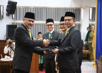 Ketua DPRD Terpilih Periode 2024-2029 Aris Munandar Resmi Dilantik