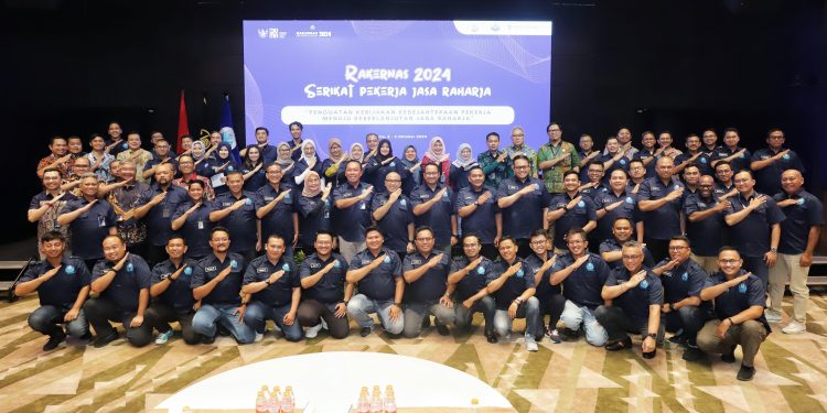 Rivan A. Purwantono Tekankan Semangat Sinergi dan Kolaborasi dalam  Rakernas Serikat Pekerja Jasa Raharja  Jakarta