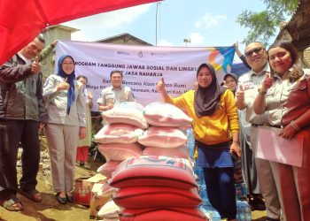 Bantuan Tanggap Darurat Bencana Gempa Kertasari Kabupaten Bandung, Wujud Kepedulian Jasa Raharja Melalui Program TJSL