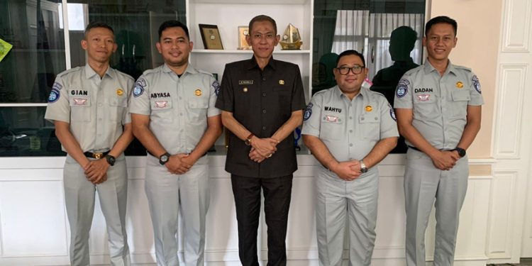 Perkuat Sinergi, Jasa Raharja Perwakilan Sukabumi Anjangsana dengan Plt. Bupati Cianjur