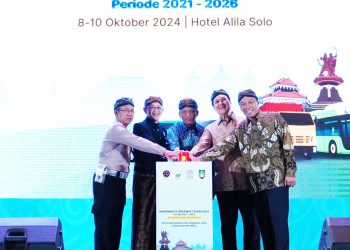 Rivan A. Purwantono Paparkan Berbagai Langkah Strategis Jasa  Raharja dalam Mukernas Organda