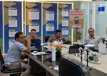 Jasa Raharja Sampaikan Program Pemutihan Pajak Bersama P3D Wilayah Kota Bandung II Kawaluyaan Melalui Media Streaming Radio Pensiunan