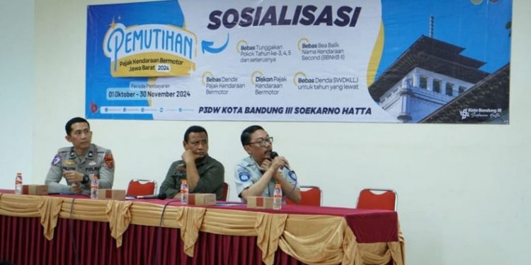 Jasa Raharja Bersama TPS Kota Bandung III Bersinergi Dalam Program Pemutihan PKB di Kecamatan Mandalasari