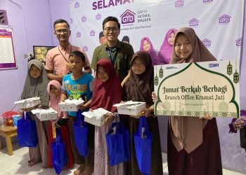 BRI KC Kramat Jati Berbagi Jumat Berkah di Griya Yatim dan Dhuafa