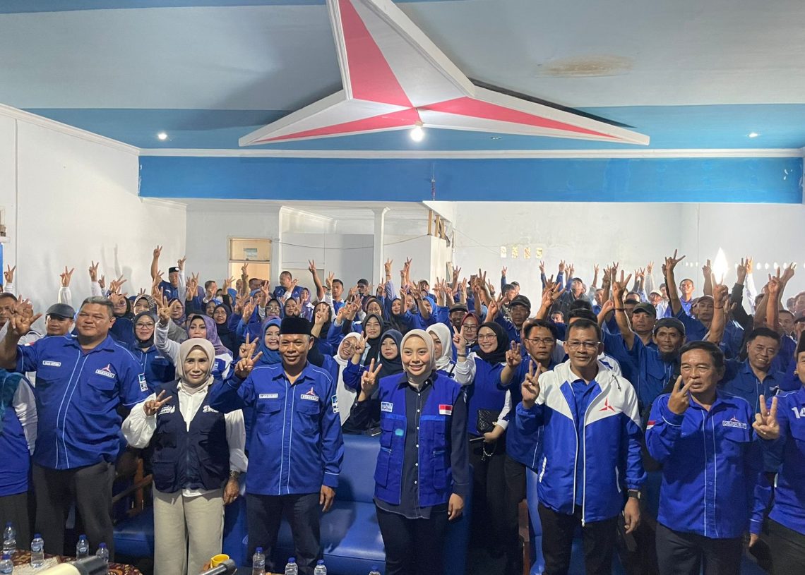 Penguatan kepada Kader, DPC Demokrat Garut Gelar Konsolidasi Pemenangan Paslon 02 Syakur-Putri