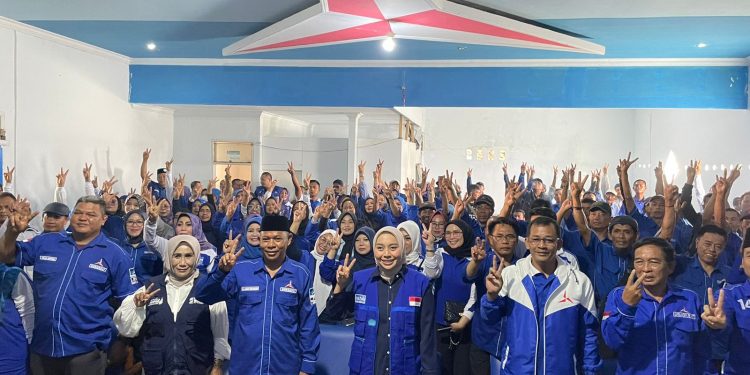 Penguatan kepada Kader, DPC Demokrat Garut Gelar Konsolidasi Pemenangan Paslon 02 Syakur-Putri