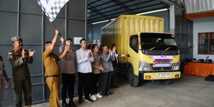 KPU Garut Gandeng JNE Dalam Mendistribusikan Logistik Pilkada 2024