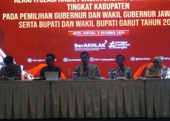 KPU Garut Gelar Rapat Pleno Terbuka Rekapitulasi Suara Pilkada 2024
