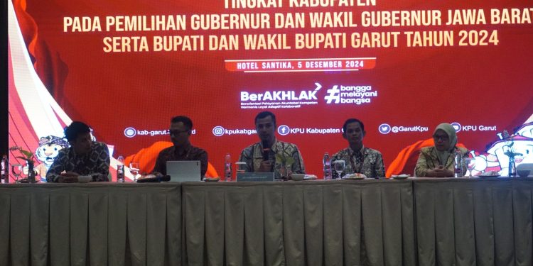KPU Garut Gelar Rapat Pleno Terbuka Rekapitulasi Suara Pilkada 2024