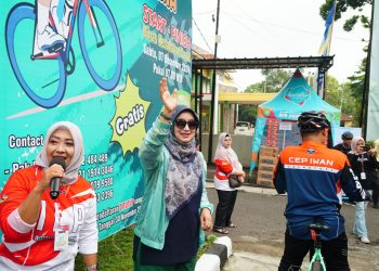 Ratusan Peserta Ramaikan Gowes Ceria, Menutup Rangkain HKN ke-60 di Garut