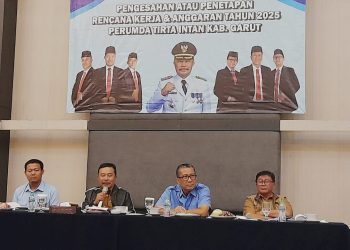 Pengesahan Rencana Kerja dan Anggaran Perusahaan (RKAP) Tahun 2025 Digelar Oleh Perumda Air Minum Tirta Intan Garut