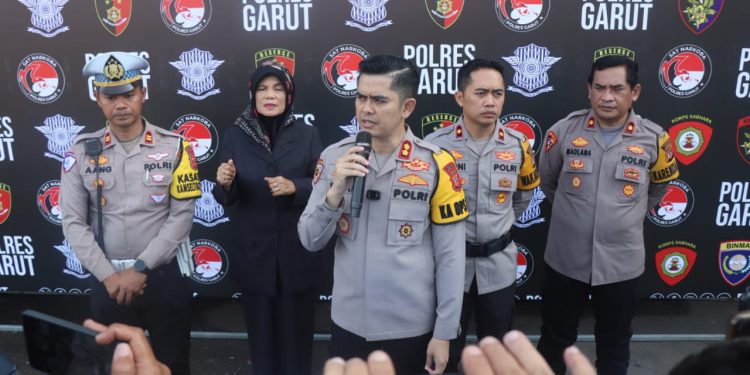 Polres Garut Gelar Press Release Akhir Tahun 2024