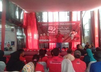 Di Ulang Tahun yang ke – 52, Yudha Tegaskan Bahwa PDI Perjuangan Adalah Partai Wong Cilik