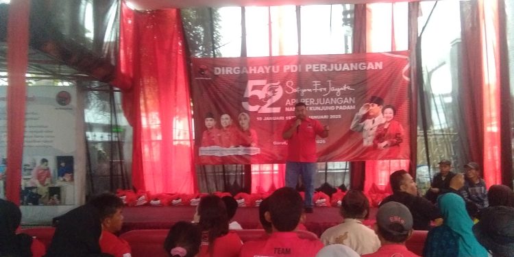 Di Ulang Tahun yang ke – 52, Yudha Tegaskan Bahwa PDI Perjuangan Adalah Partai Wong Cilik