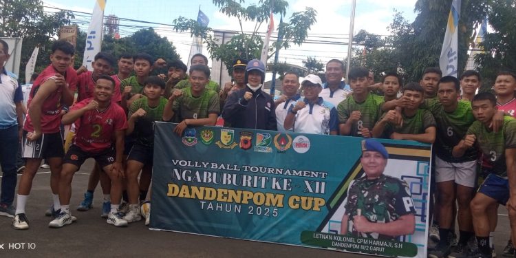 Sebanyak 70 Tim Ikuti Turnamen Bola Voly Ngabuburit Dandenpom Cup ke XII, Dihadiri Ketua PBVSI Siti Muffatahah