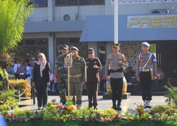 Polres Garut Laksanakan Apel Gelar Pasukan Operasi Ketupat Lodaya 2025