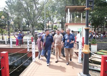 Tinjau Situ Bagendit, Bupati Pastikan Situasi Kondusif